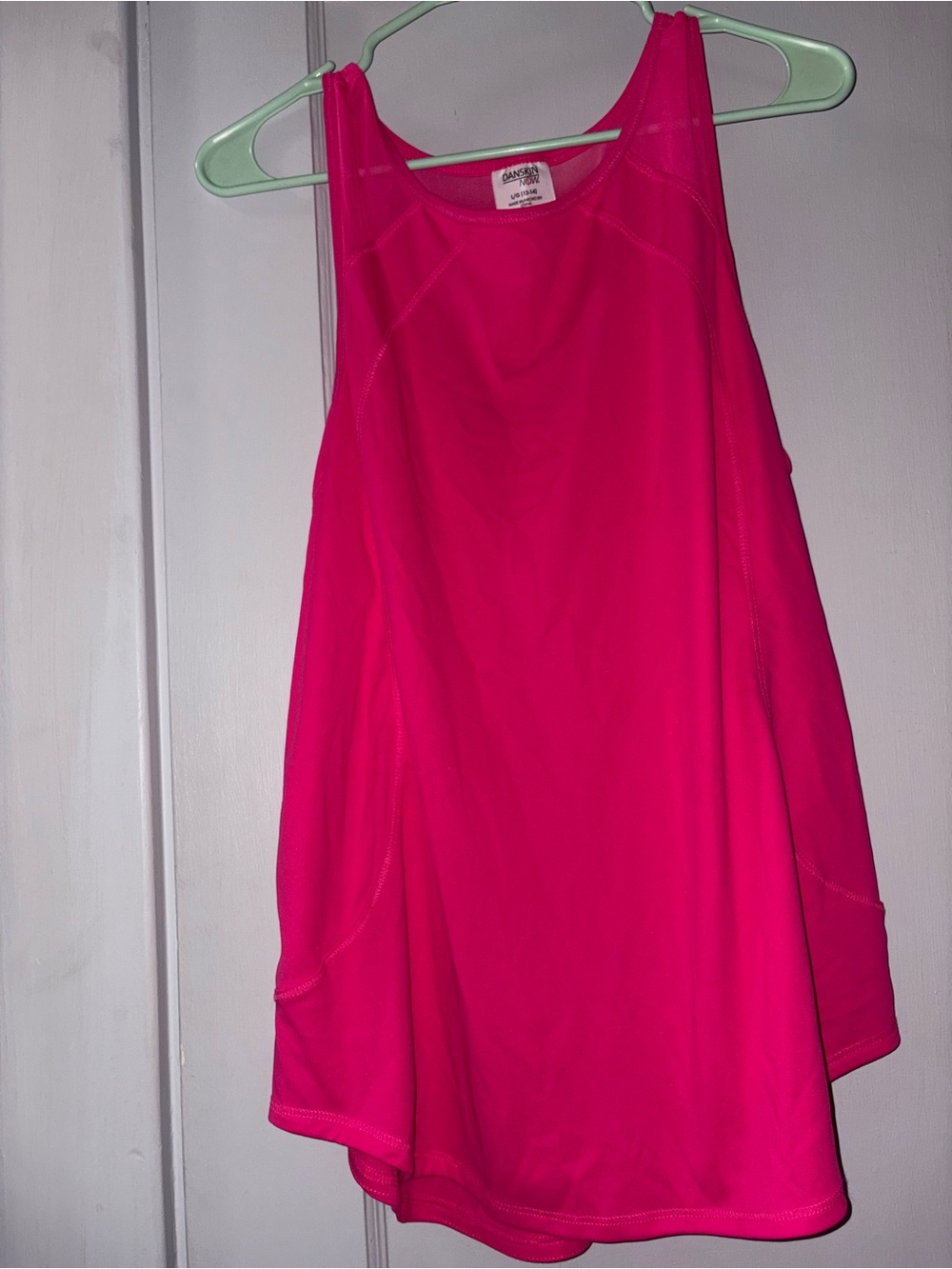 Danskin Hot Pink Racerback Athletic Tank